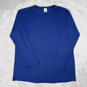 Vintage Patagonia Capilene Long Sleeve Blue Made USA Men’s XL Base Layer ‘Read’